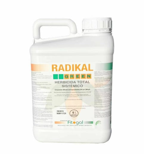 Désherbant Radikal 5 L – Herbicide à base de glyphosate pour mauvaises herbes